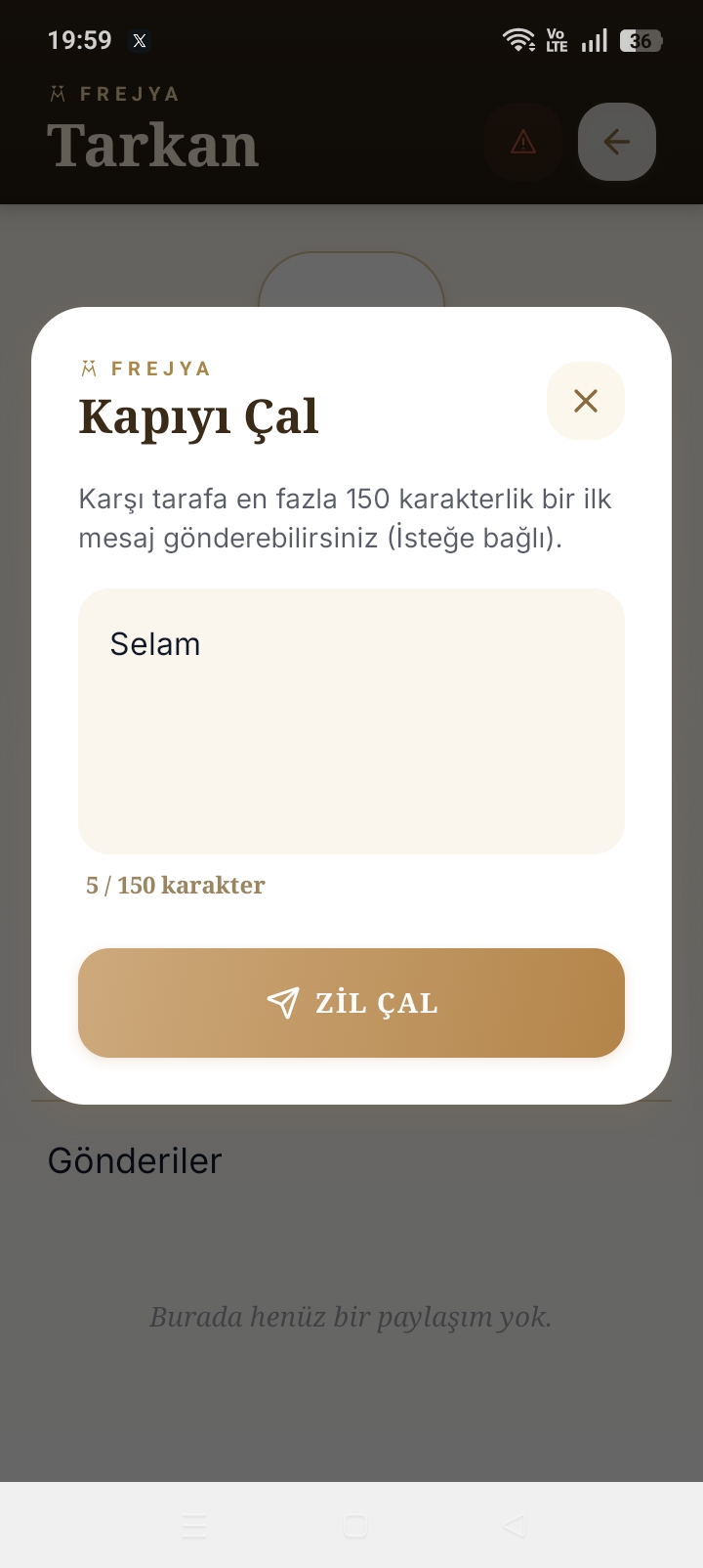 Zil çal — ilk söz